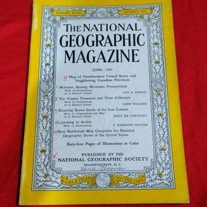 Vintage National Geographic Magazine June 1950